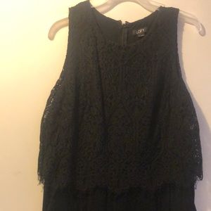 Loft black tank/pants jumper
